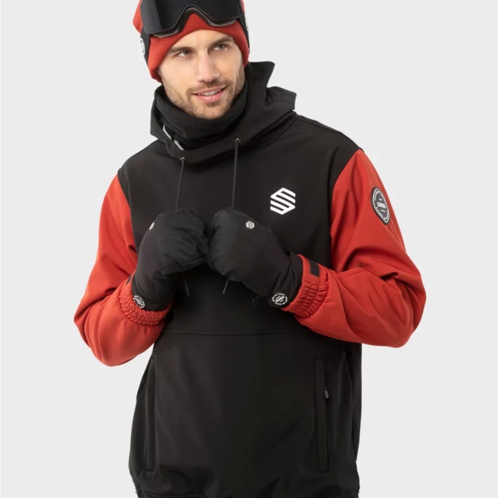 NWT Siroko W1 Bering Snowboard Skiing jacket. Men’s M Medium Red and Black